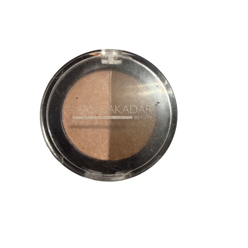 Manna Kadar Beauty Eye Candy Priming Shadow Duo Neutral Champagne Bronze Palette